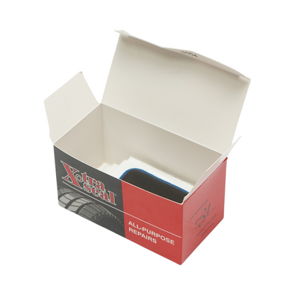 Téglalap alakú vulkanizáló foltok 75x45mm X-TRA SEAL belső csövekhez