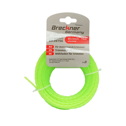 Fűkasza damil, spirál 3.5mm x 15m Breckner Germany