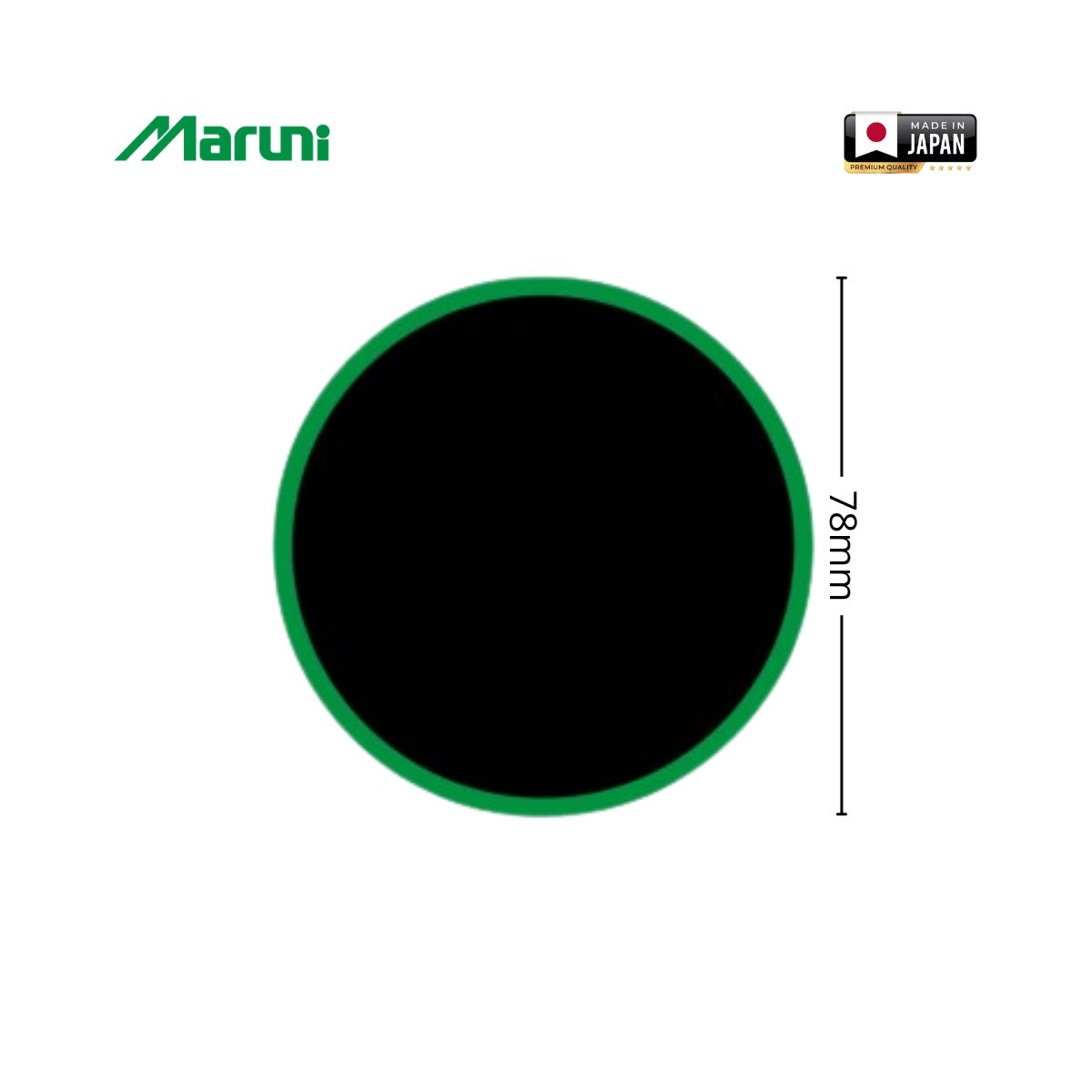 78mm MU-02 kerek vulkanizáló foltok belső csövekhez Maruni made in Japan