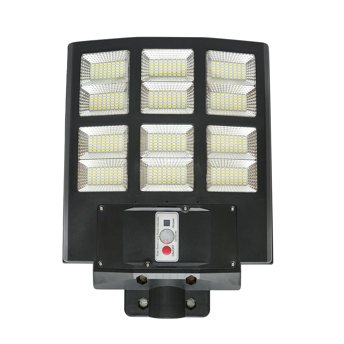 Napelemes LED lámpa 600W 18W-os napelemmel, LiFePO4 akkumulátor 3.2V/15Ah, 6500K, 2090lm, mozgásérzékelő, távirányító IP65 Breckner Germany