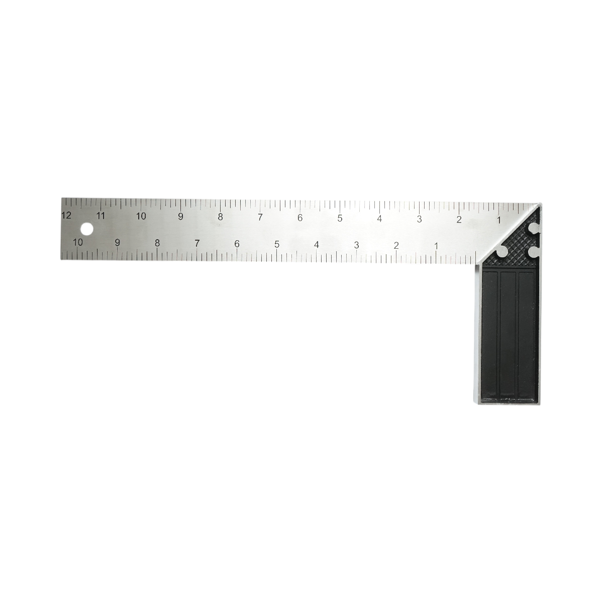 Professzionális asztalos mérő , colostok 300mm/12 inch, alumínium nyél, szénacél vonalzó Crownman