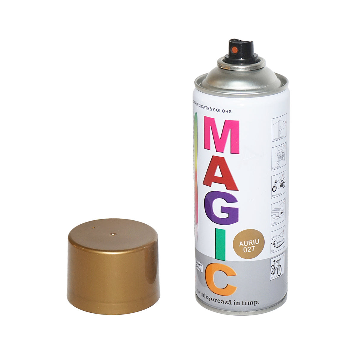 Festékszóró Magic metál arany metál arany 027 450 ml