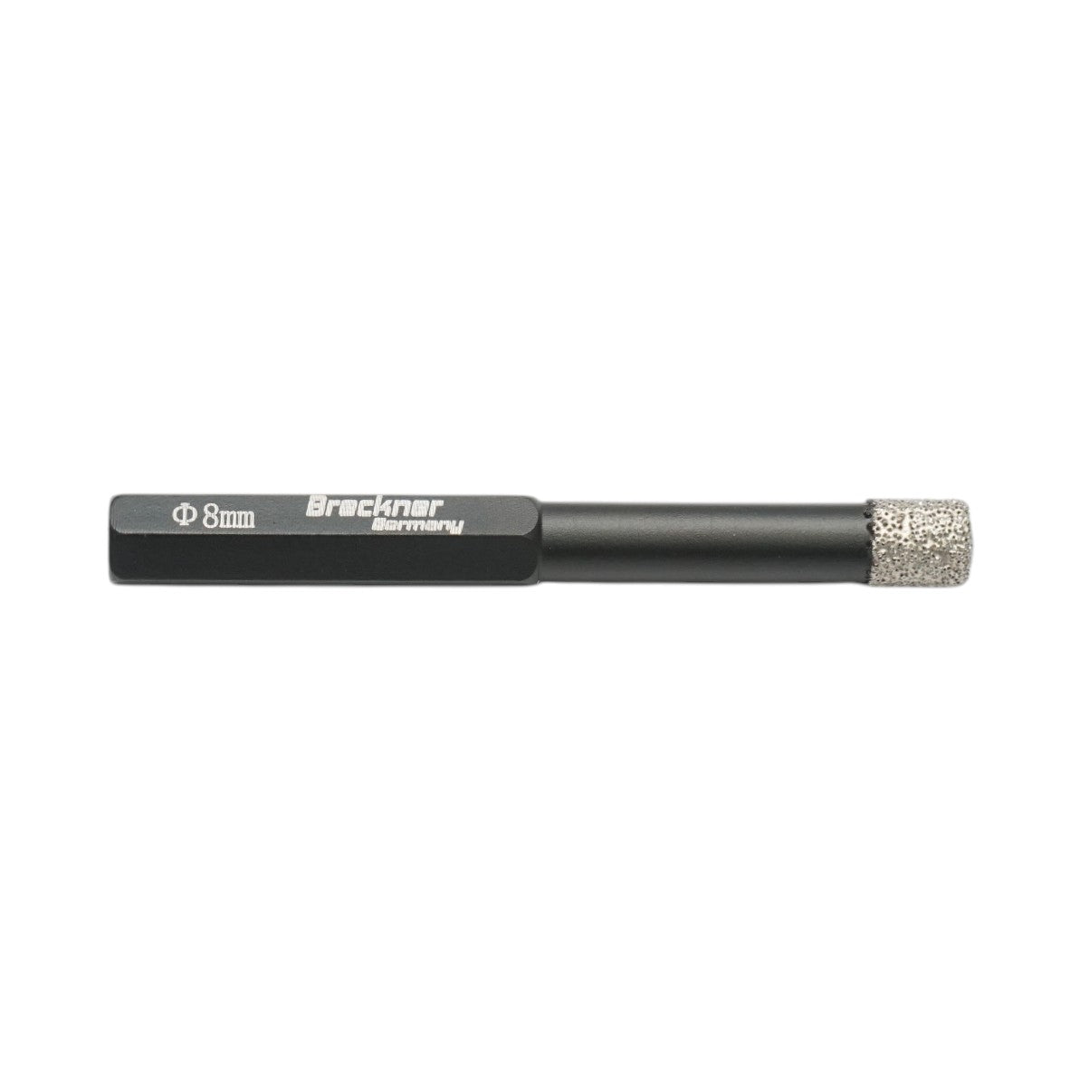 Gyémánt fúrófej 8x80mm, 1/4 hatszögletű befogás kerámia lapokhoz, márványhoz, granithoz Breckner Germany