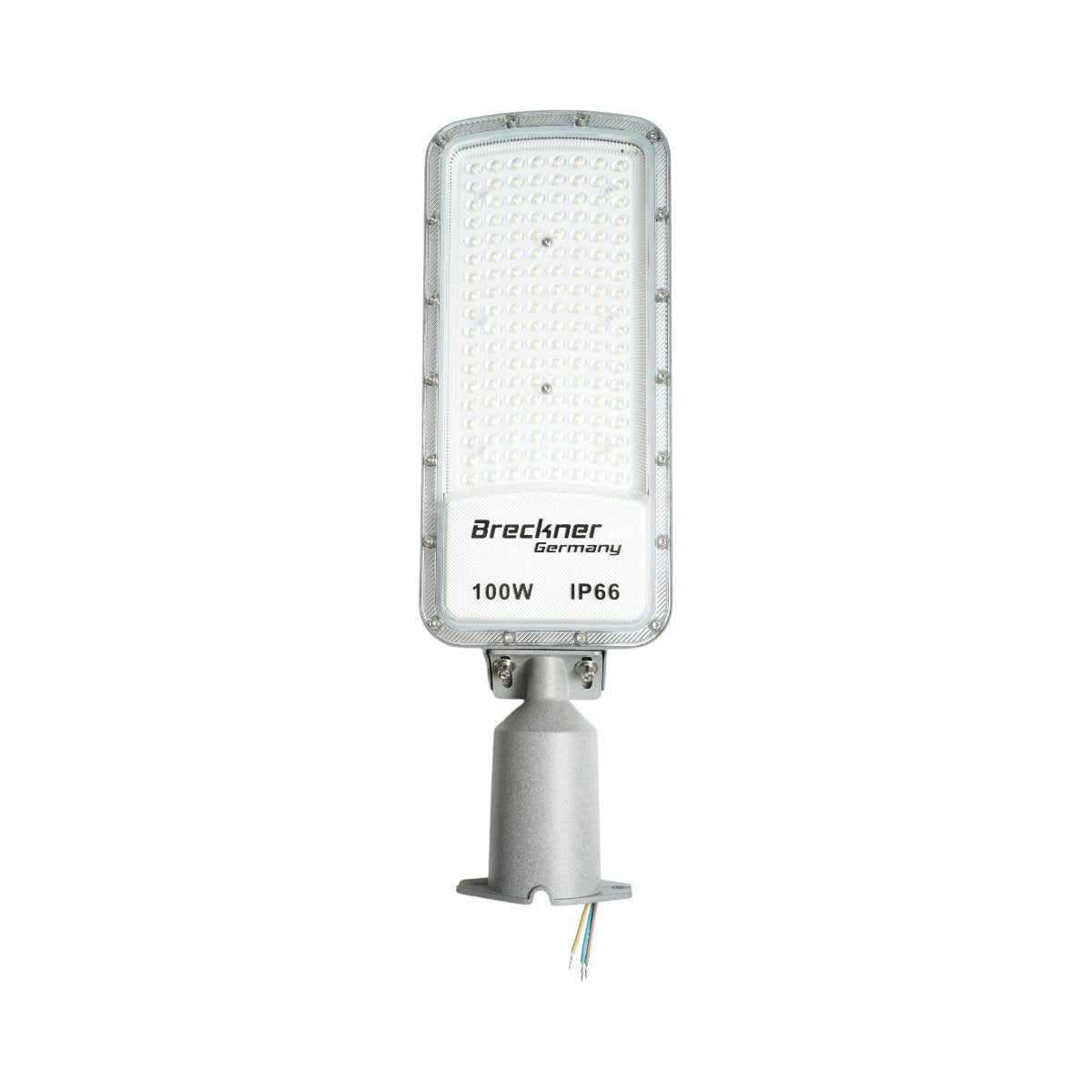 LED közúti világítólámpa 100W, 100-265V, 6500K, 11000lm oszlopra szerelhető 470x155x25mm IP66 Breckner Germany