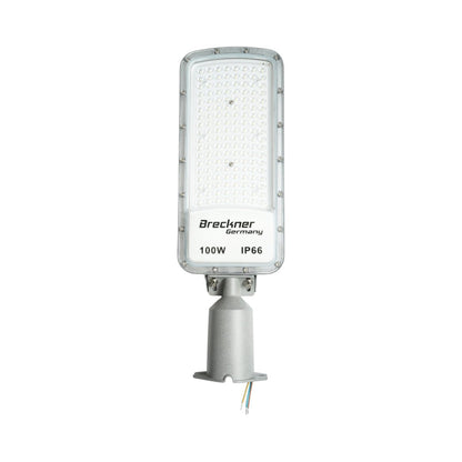 LED közúti világítólámpa 100W, 100-265V, 6500K, 11000lm oszlopra szerelhető 470x155x25mm IP66 Breckner Germany