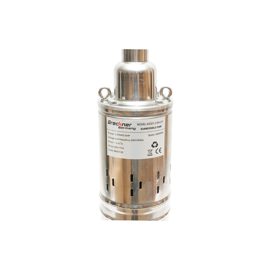 Merülő vízszivattyú D100mm, 30l/min mélység 50m, 220V, 370W 4QGD1.2-50-0.37 Breckner Germany