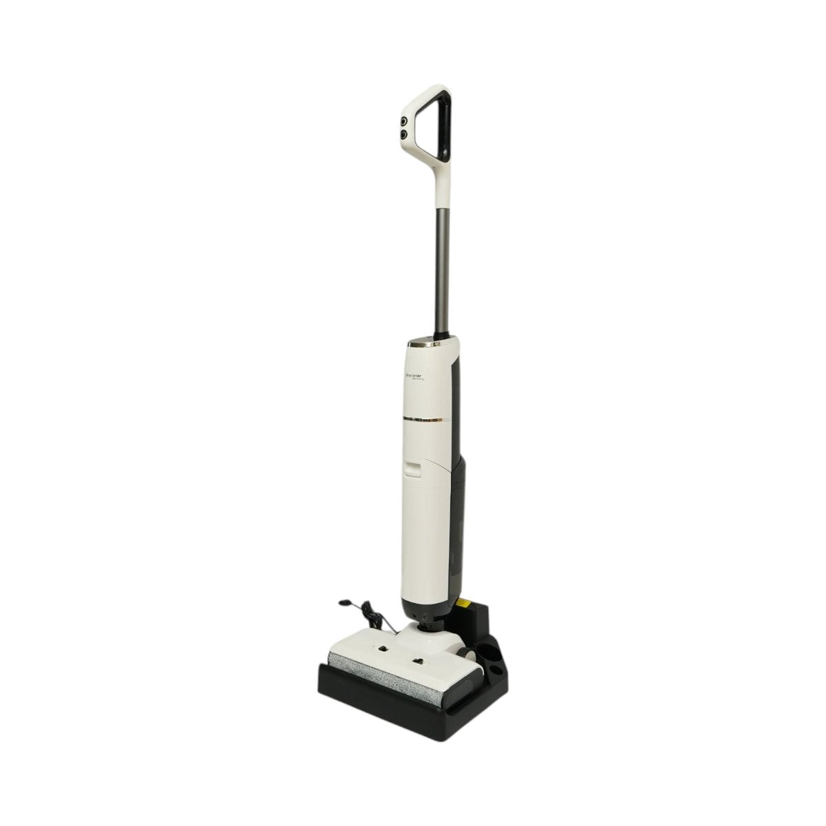 Függőleges vezeték nélküli porszívó moppal 200W, szívóerő 18000Pa, akkumulátor 5000mAh, víztartály 2x600ml, hangfunkció, digitális kijelző Breckner Germany
