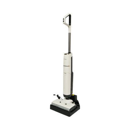 Függőleges vezeték nélküli porszívó moppal 200W, szívóerő 18000Pa, akkumulátor 5000mAh, víztartály 2x600ml, hangfunkció, digitális kijelző Breckner Germany