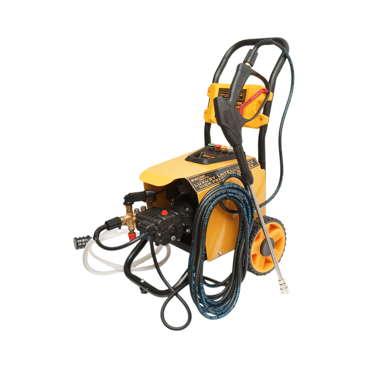 Magasnyomású mosó 1,8KW/220V, 100 bar, 10 L/min áramlás tömlővel és szórópisztollyal Breckner Germany