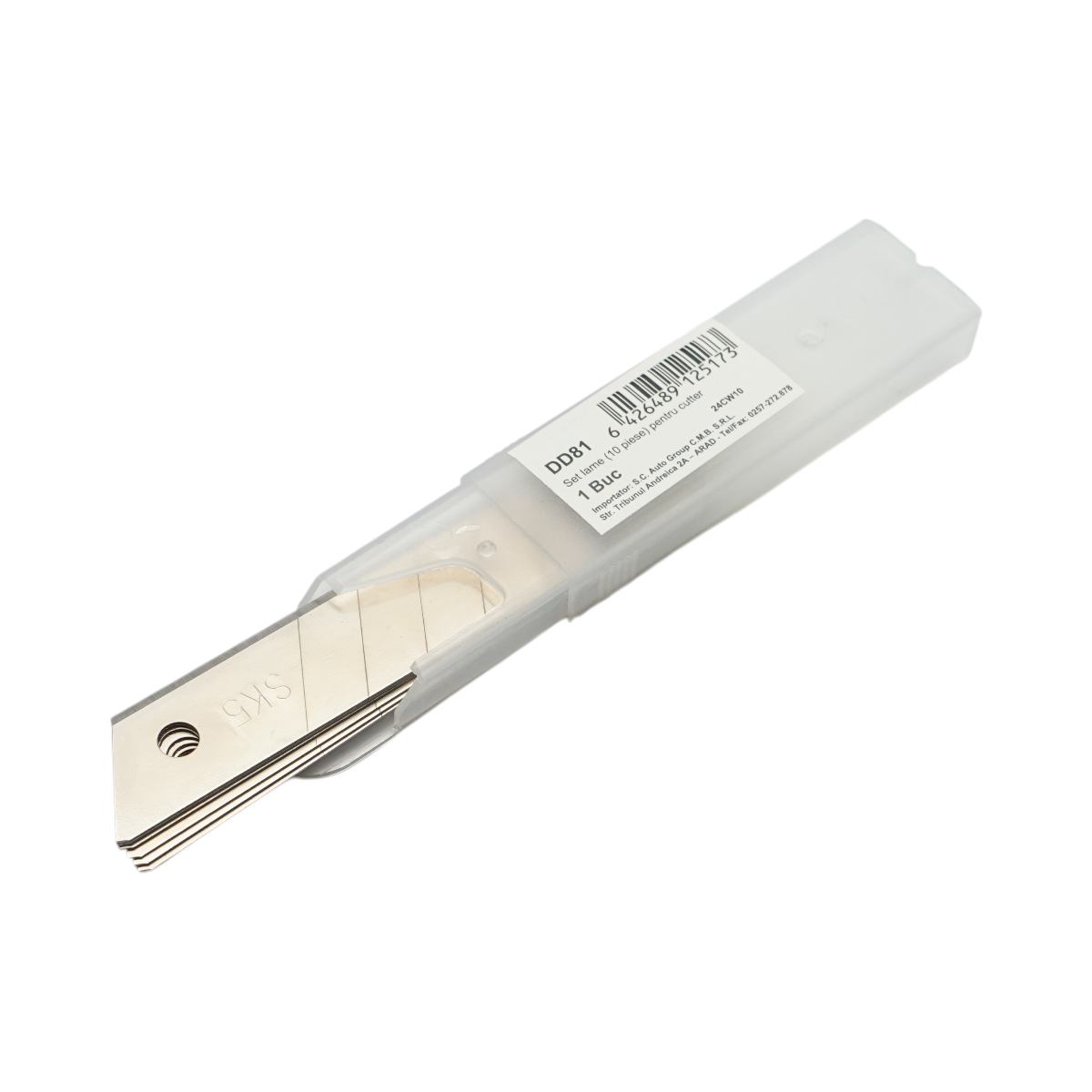 10 darabos professzionális vágókés készlet 18x100mm Crownman