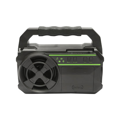 Hordozható LED világító készlet 3 izzóval / reflektorral, napelemes FM rádióval és 4500 mAhH akkumulátorral halászathoz kempingezéshez GD-8081FM