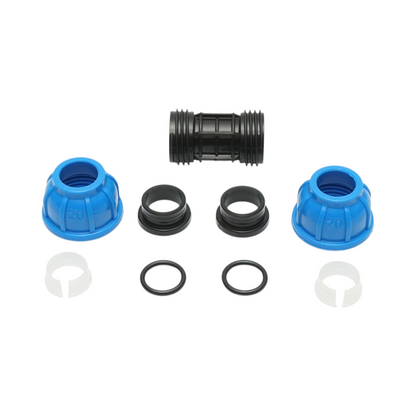 Egyenes tömítőfitting 20x20mm PN16 öntözőrendszerekhez