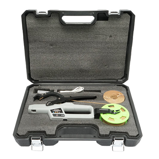 Elektromos szőlő, zöldség, fa kötözőgép 5W, 4.2V Li-ion akkumulátor, átmérő 45mm