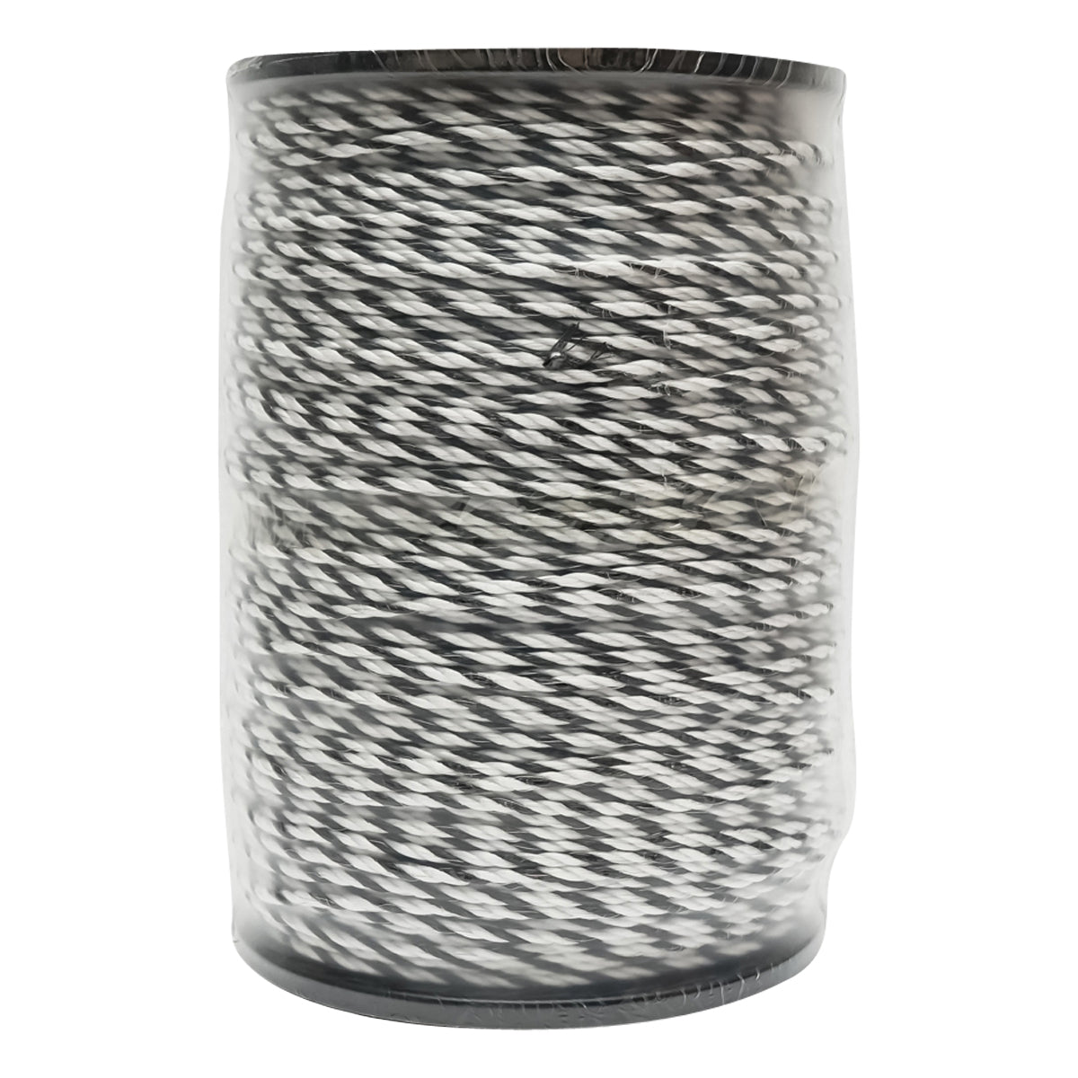 Fekete-fehér huzal tekercs fi 4 mm 3x0.2mm SS 500m elektromos kerítés Breckner Germany
