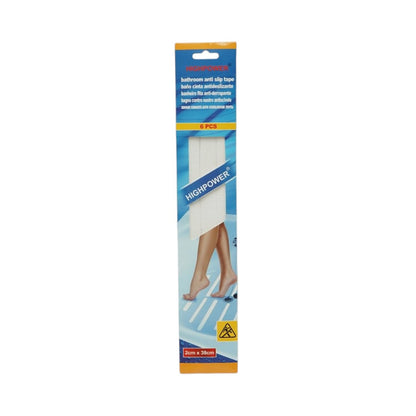 Átlátszó csúszásgátló szalag öntapadós 20x380mm 6 db/szett HighPower