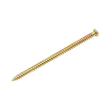 Ajtó-ablak szerelőcsavar 7.5x132mm, torx TX30, sárga cinkozott acél 100 db/doboz