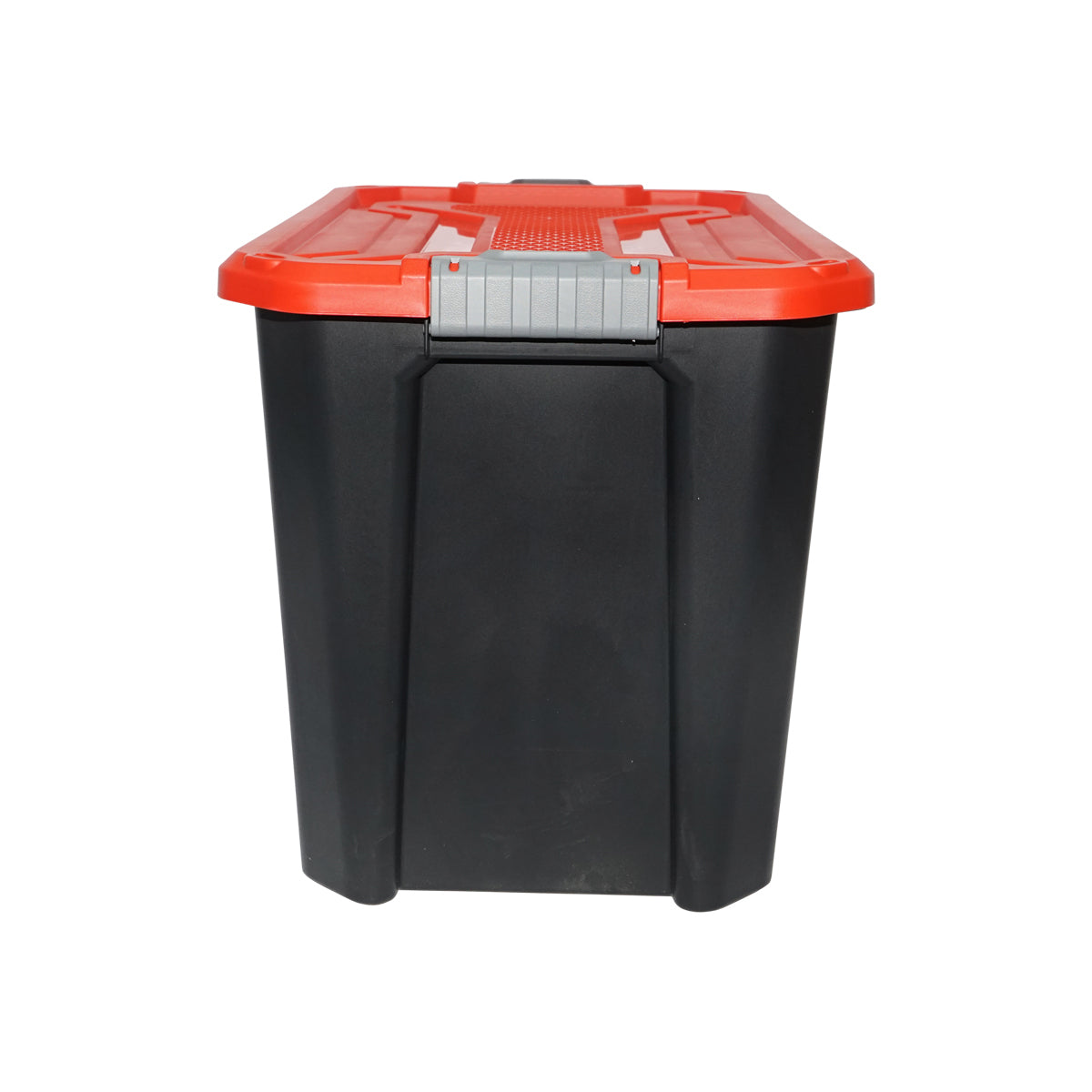 Doboz, nagy teherbírású tároló láda 60L fedéllel, piros 580x380x405mm Breckner Germany