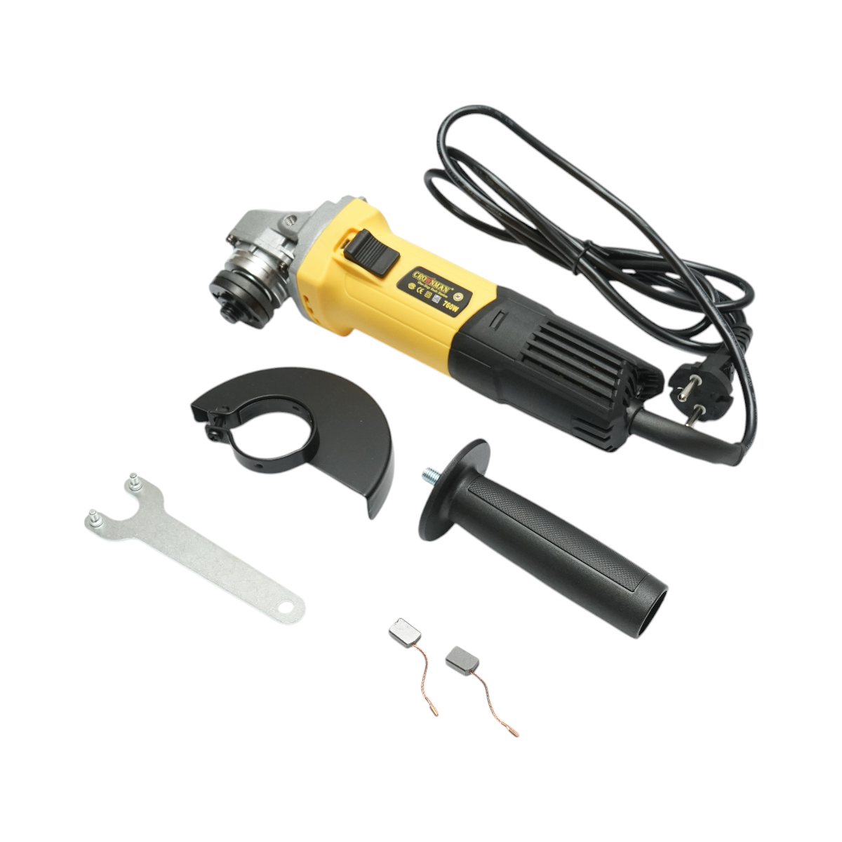 Crownman Flex sarokcsiszoló 760W, 220V, 115mm tárcsa, 11000 r/min Crownman