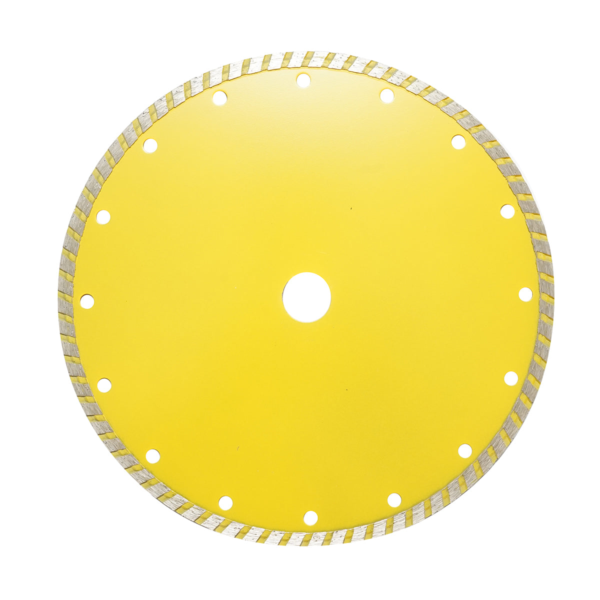 Turbó szinterezett gyémánttárcsa 230x22.23mm, max. fordulatszám 6600rpm, nedves/száraz vágás kő, csempe, kerámia, márvány Crownman