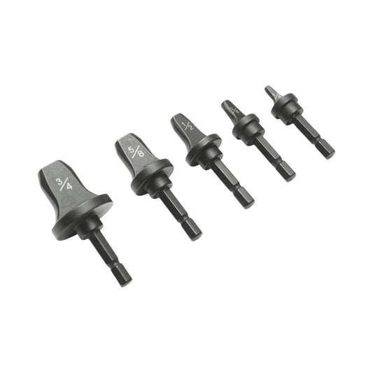 5 db 1/4-3/4 hüvelykes csőtágító bit készlet HVAC/R berendezésekhez