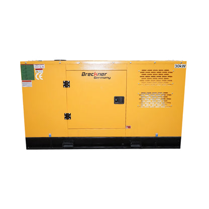 Háromfázisú hangszigetelt elektromos generátor 27.5KVA, 230/400V, Ricardo 30kW ZH4100D dízelmotorral és beépített ATS Breckner Germany