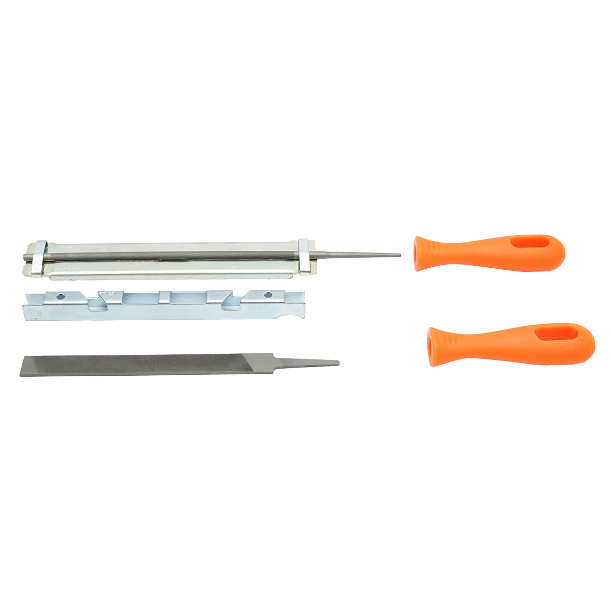 3 darabos szerszámkészlet láncfűrészlánc élezéséhez 3/8"-os osztással