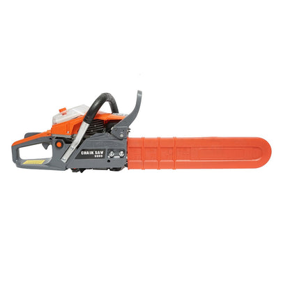 Cha láncfűrész, 2 ütemű láncfűrész, 2,8 LE, 52 cm3, 18 hüvelykes (45 cm) fűrészlappal, tartozékokkal együtt.