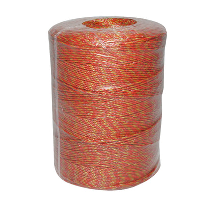 Yello-piros drót 2mm, 6x0.15mm SS rozsdamentes acél, 5.5 Ohm/m 1000m elektromos kerítés Breckner Germany