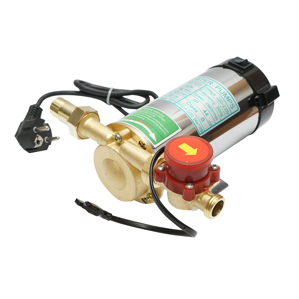 Meleg/hideg vízfokozó szivattyú 220V, 150W, napelem kompatibilis, 3 bar, X-150