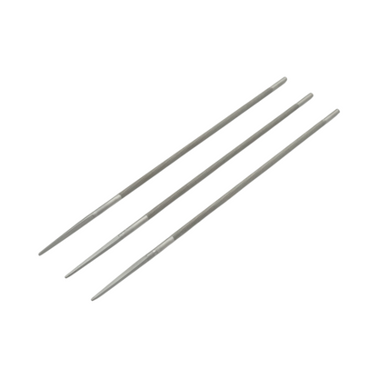 3 darabos kerek élező készlet láncfűrész láncélező 4.8x200mm