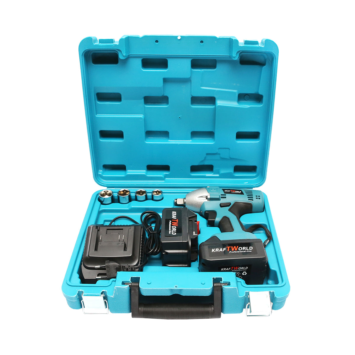Ütvecsavarozó 1/2, DC 24V/4000mAh 350Nm 350Nm 2800rot/min és csőcsatlakozó 17, 19, 21, 23mm Breckner Germany
