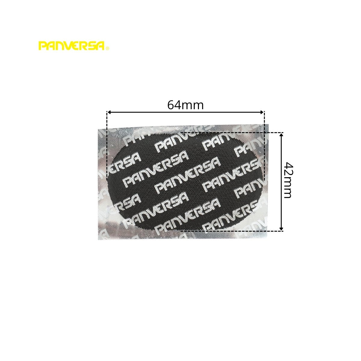 Ovális vulkanizáló foltok 42x64mm B2 Panversa belső csövekhez