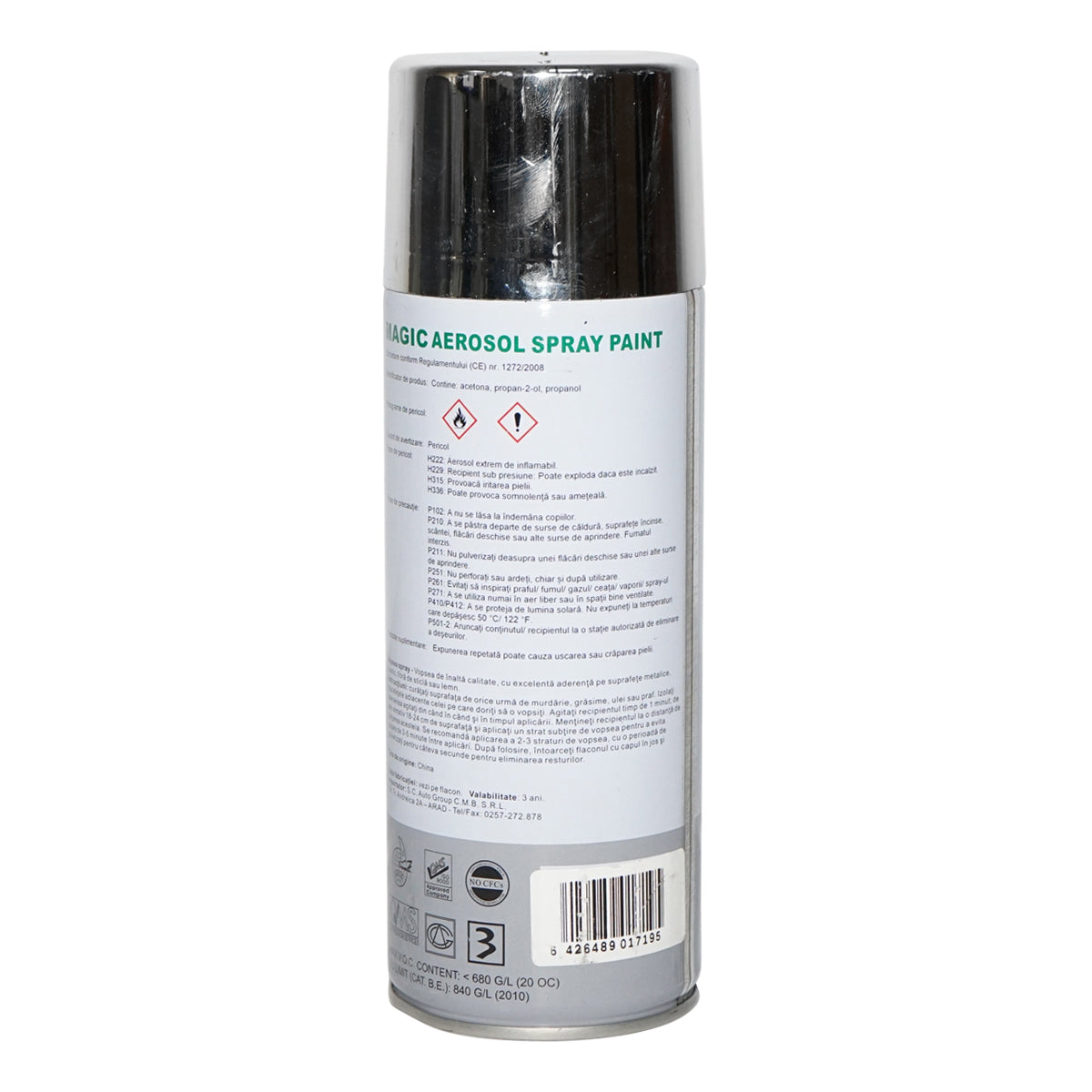 Festékszóró Magic Metallic krómozott Magic Metallic 029 450 ml