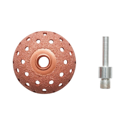 Polírozó sapka gumiabroncsokhoz 50mm, szemcseméret 65, 3/8 inch szár