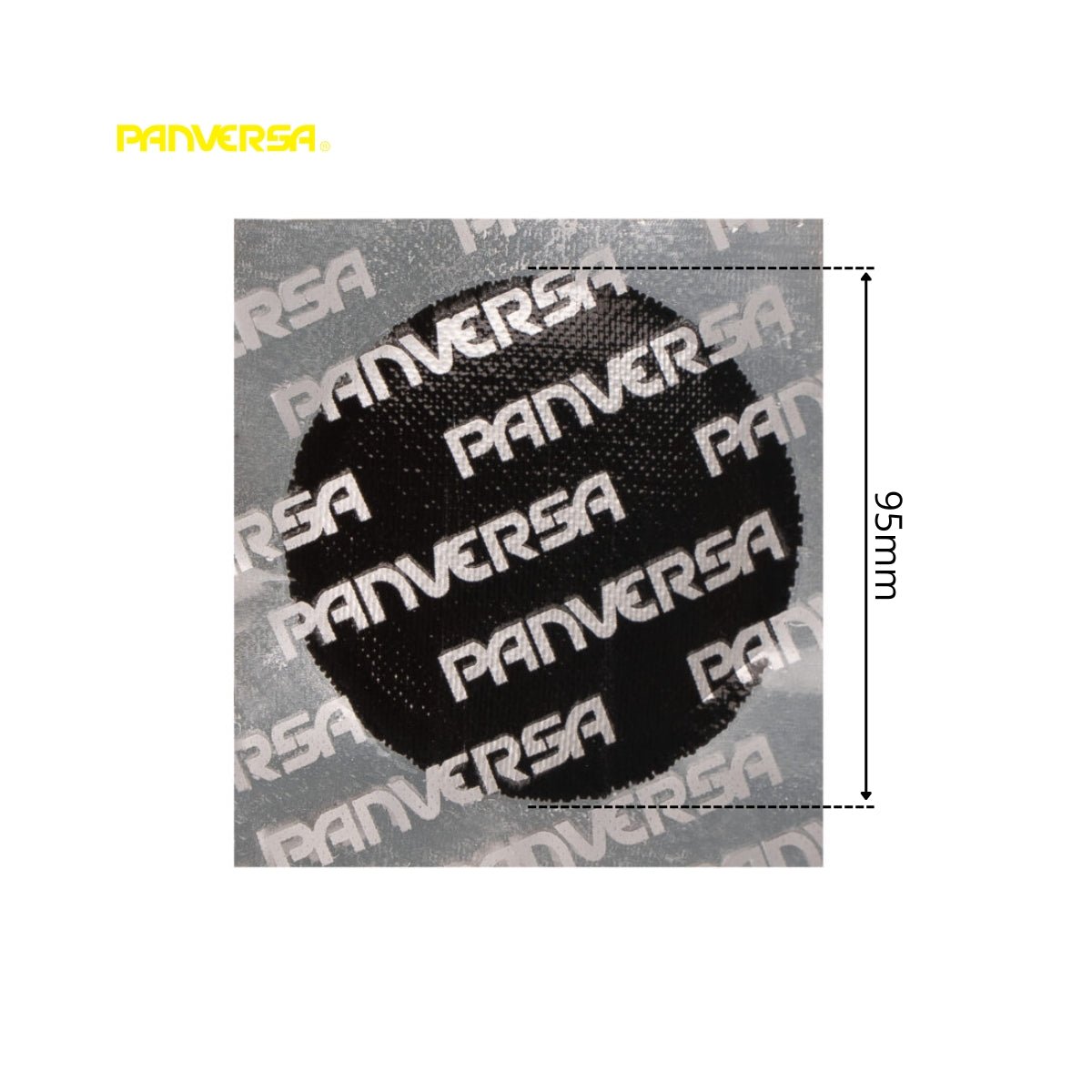 Kerek vulkanizáló foltok 95mm PP5 Panversa belső csövekhez