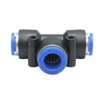 Gyors T csatlakozó műanyag adapter 8x10x8mm