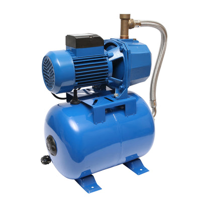 Víznyomásos tartály 750W 220V, áramlás 46L/min, H39m, tartály 24L, fordulatszám 2860 r/min, kidobóval AUTODP255 Breckner Germany