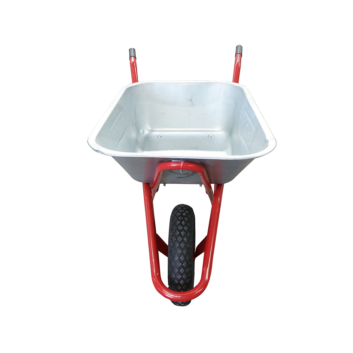 Fém talicska 80L, 350/8 pneumatikus kerékkel és horganyzott káddal 880x600x270mm Thor