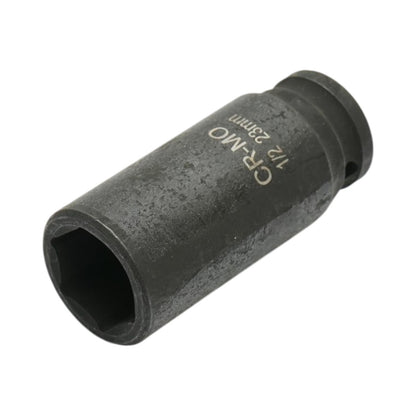 Hosszú ütő dugókulcs 23mm, 78mm, 1/2 inch négyzet Cr-Mo Breckner Germany