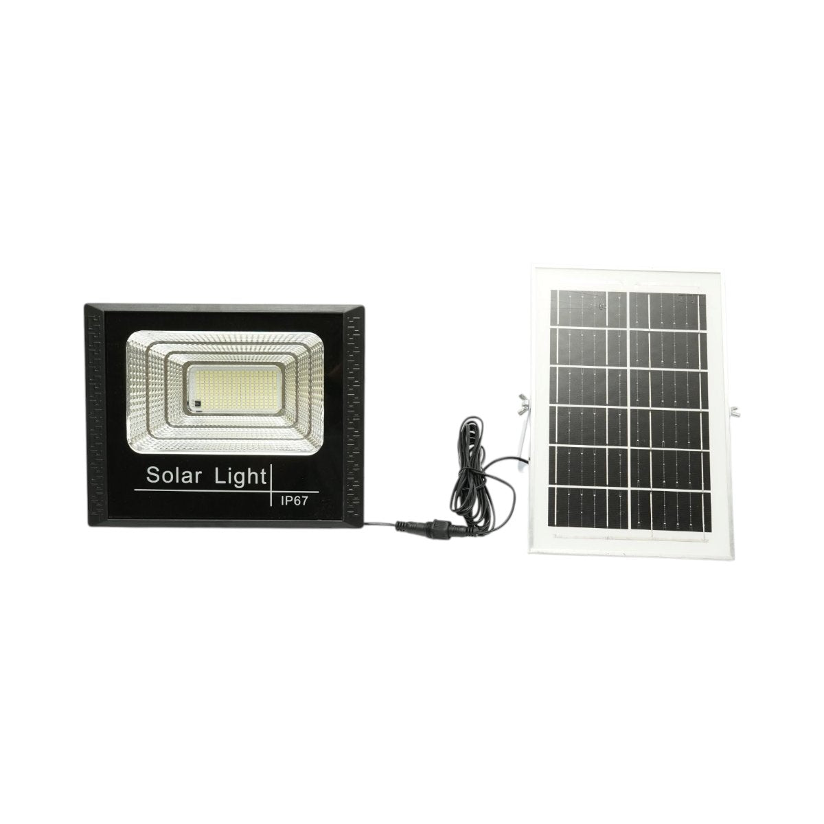 LED reflektor 60 W, 6500 K, 6 W-os napelemmel, 5000 mAh akkumulátorral és távirányítóval, IP67, Breckner Germany
