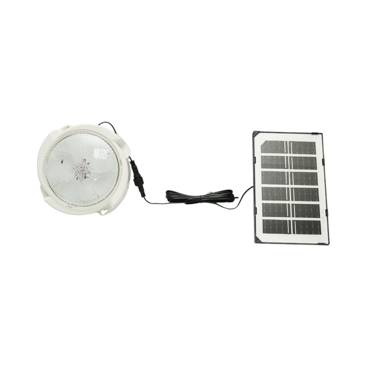 Napelemes LED mennyezeti lámpa 50W, 6500K 3W-os napelem panellel, 1800mAh akkumulátor, mozgásérzékelő és távirányító IP65 Breckner Germany
