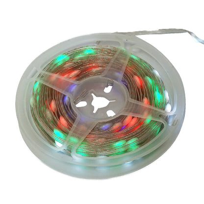 LED szalag napelemmel 5V, 10m, távirányító RGB+IC IP65 Breckner Germany