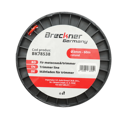 Fűkasza damil, kerek 3mmx60m Breckner Germany
