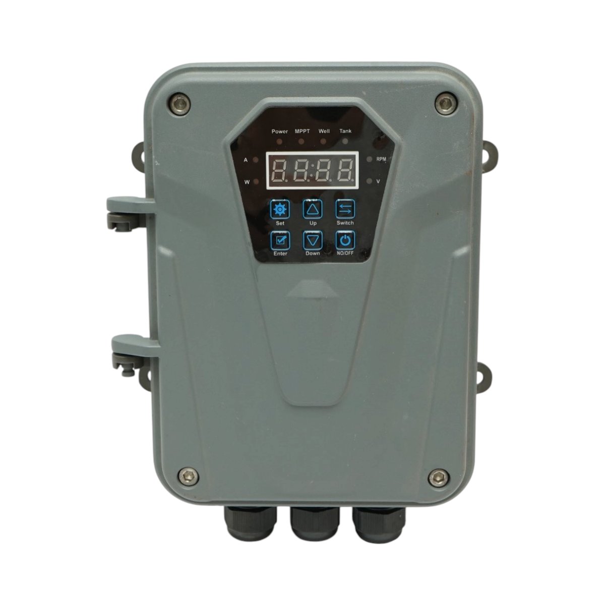 Napelemes merülő vízpumpa rozsdamentes acél 1100W, 110V, D76mm, teljesítmény 6 m3/h, Brushless, MPPT vezérlő, 84m szállítási magasság 3SYD6-84-110-1100 Breckner Germany