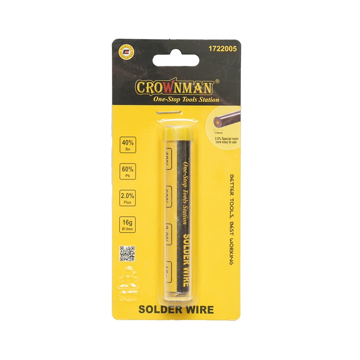 Crownman Ø 1mm, 16g forraszanyag Ø 1mm, 16g Crownman