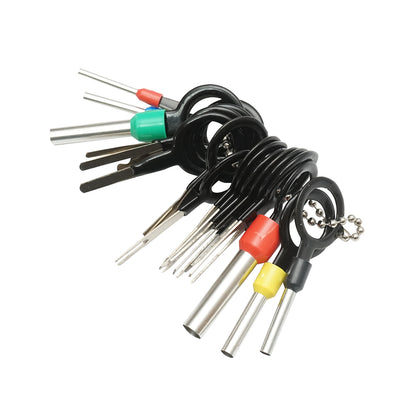 18 darabos kulcskészlet elektromos csatlakozók szétszereléséhez, szétkapcsolásához Breckner Germany