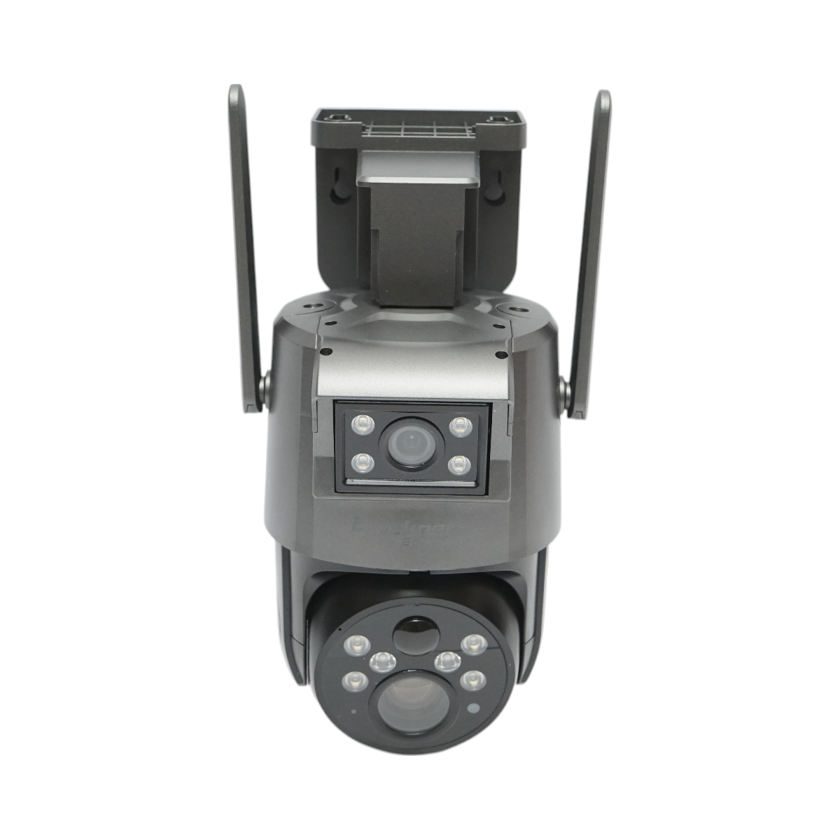 6 MP-es kettős objektíves megfigyelő kamera, 4G, WIFI 2,4 GHz, napelemmel, 10000 mAh akkumulátorral, 360 fokos PTZ, emberi PIR érzékelés, éjjellátó és Ubox alkalmazás.