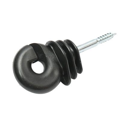 Gyűrűs szigetelő Easy Drill fekete Easy Drill fekete fi 5.9mm 90x40 mm elektromos kerítés Breckner Germany
