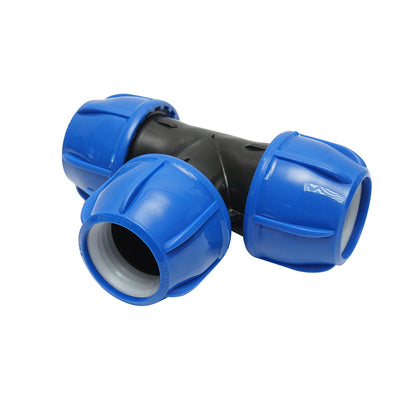 Egyenletes tömörítő cső D63x63x63mm PN16 öntözőrendszerekhez