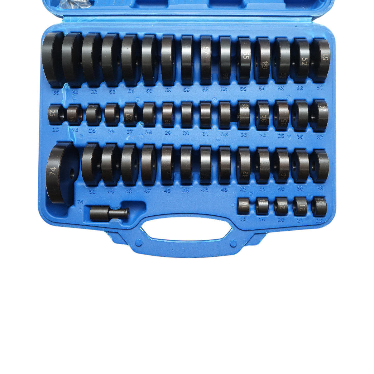 Adapterkészlet a perselyek felszereléséhez és eltávolításához, 18-74mm Breckner Germany